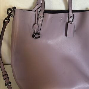 Coach Light Purple Tote Bag